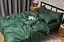 Комплект постільної білизни Moon&Star Satin Stripe Stripe Verdant полуторний 143х210 наволочки 4х70х70 - мініатюра 6
