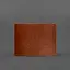 Универсальная кожаная обложка для удостоверения светло-коричневая - миниатюра 5