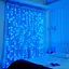Новогодняя светодиодная гирлянда-штора Роса 2x2 м с 160 синими LED лампочками и питанием USB - миниатюра 4