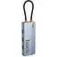 Мультиадаптер хаб Hoco HB51 Wow 6-in-1 multi-function converter - миниатюра 1