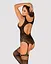 Бодістокінг Obsessive Bodystocking F236 глибоке декольте імітація шнурівки S/M/L - мініатюра 2