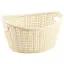 Кошик Ucsan Plastik KNIT овальний кремовий 1.5 л (116606) - мініатюра 1