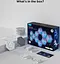 Набір настінних світильників Govee H606A Glide Hexagon Light, 7, RGBIC, WI-FI/Bluetooth, білий - мініатюра 3