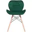 Стул GT Racer X-D27, Velvet зеленый - миниатюра 4