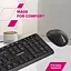 Комплект (клавиатура и мышь) CANYON SET-W01 Keyboard+Mouse Wireless Black - миниатюра 10