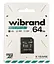 Карта памяти Wibrand microSDXC (UHS-1 U3) 64Gb class 10 (adapter SD) (WICDXU3/64GB-A) - миниатюра 2