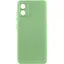 Чохол TPU GETMAN Liquid Silk Full Camera для Motorola Moto E13 Зелений / Pistachio - мініатюра 1