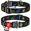 Нашийник для собак Waudog Nylon нейлоновий c QR паспортом, малюнок Ліга справедливості, металева пряжка-фастекс, S, Ш 15 мм, Дов 23-35 см - мініатюра 1