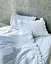 Комплект постільної білизни полуторний з рюшами 155х215 см варена бавовна White Dream Білий (2003/2wR) - мініатюра 9