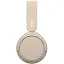 Навушники Sony On-ear WH-CH520 BT 5.2 SBC AAC Wireless Mic бежеві - мініатюра 6