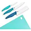 Комплект 3 ножі та дошка Huo Hou Ceramic Knife Cutting Board Set  - мініатюра 2