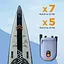 Електрична повітряна помпа Airbank Whale Shark Pro з акумулятором 7800 mAh: для SUP, каяків, човнів, наметів, повітряних зміїв Б/в - мініатюра 3