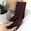 Портмоне мужское кожаное  на кнопке Handycover HC0028 бордовое - миниатюра 6