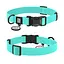 Ошейник для собак водостойкий Waudog Magnet с QR-паспортом магнитная пряжка-фастекс M Ш 20 мм Д 28-40 см тиффани - миниатюра 1