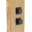 Душова панель Corsan Bao bamboo black з термостатом B022TBL - мініатюра 5
