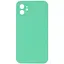 Чехол Epik Silicone Case Square Full Camera Protective AA NOLOGO для Apple iPhone 11, 6.1 Зеленый/Spearmint - миниатюра 1