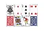 Карти гральні United States Playing Card Company Tally-Ho Fan Back Standard Index (red blue) (PC_THFB) - мініатюра 3