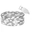 Гірлянда крапля роси usb Sun Lamp 100 led нитка довжина 10 м з USB для 5 біле світло - мініатюра 1