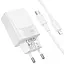 МЗП Borofone BAS75A Source PD30W (1USB-C) + кабель Type-C to Lightning White - мініатюра 4
