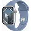 Apple Watch Series 9 GPS 41mm Silver Aluminium with Storm Blue Sport Band S/M MR903 - миниатюра 1