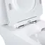 Унитаз-компакт Qtap Presto безободковый с сиденьем Soft-close QT24221217AW, Белый - миниатюра 4