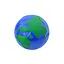 Детский фомовый мяч Bambi MS 4075(Blue-Green) полиуретан, диаметр 6 см - миниатюра 1