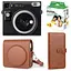 Подарунковий набір камера Fujifilm Instax Square SQ40 Фотопапір 20 шт, Чохол Фотоальбом 80 фото коричневий - мініатюра 1
