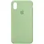 Чохол Epik Silicone Case Full Protective AA для Apple iPhone XS Max 6.5 Зелений/Pistachio - мініатюра 1