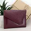 Гаманець жіночий шкіряний маленький Sabrina бордовий пітон - мініатюра 1