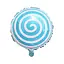 Куля повітряна фольгована (45 см) Льодяник, синя - мініатюра 1
