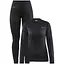 Комплект термобелья Craft Core Dry Baselayer Set Woman Black XXXL (1068-1909706 3XL 999000) - миниатюра 1