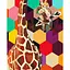 Картина за номерами "Жираф в мозаїці" Brushme BS51799 40х50 см - мініатюра 1