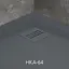 Душовий піддон Radaway Kyntos A 90x90 антрацит HKA9090-64 - мініатюра 6
