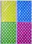 Тетрадь на спирали Горошек цветной, А5, 50 листов, ПВХ обложка, клетка (в ассортименте) - миниатюра 1