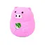 Дитяча іграшка-антистрес Свинка MS 3950(Pink) з борошном, 8 см - мініатюра 1