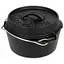 Котелок-жаровня чугунная Petromax Dutch Oven ft1 плоское дно 0.9 л (1017-ft1-t) - миниатюра 1