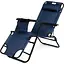 Шезлонг лежак Outtec раскладной синий - миниатюра 2