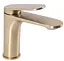 Змішувач для умивальника Rea Marco brushed gold низький REA-B4897 Золотий - мініатюра 1