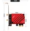 Мережева карта PCI-E Fenvi FV-BE8800 Wi-Fi 7 тридіапазонний адаптер модуль Bluetooth 5.4 Black Red (19127) - мініатюра 3