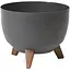Вазон Lamela 33 см антрацит (000024395) - мініатюра 1