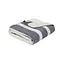 Плед Lotus Home - Infinity Stripe серый 200x220 - миниатюра 1