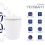 Унитаз подвесной Qtap Robin Ultra Quiet, с сиденьем Slim Duroplast/Soft-close/Quick Release QT13332381AW - миниатюра 3