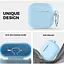 Чехол AhaStyle Colorful Silicone Case для AirPods 4 Sky Blue [133817] - миниатюра 3