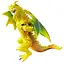 Фигурка Dino Toys Воинственный дракон салатовый 74 (Q9899-74) - миниатюра 1
