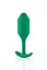 Анальная пробка B-Vibe Snug Plug 2, 10.5 см (зеленый) - миниатюра 2
