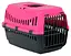 Переноска для тварин MP Bergamo GIPSY 2 Pink 58x38x38 см (двері металеві) - мініатюра 1
