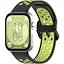 Ремешок DK для Huawei Watch Fit 3 Silicone Sport Band Nike (017791) (black / green) - миниатюра 2