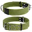 Нашийник для собак бавовняна тасьма CoLLaR Брезент подвійний (ширина 45мм довжина 56-71см) - мініатюра 1