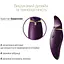 Вибратор 2 в 1 с язычком Zalo Hero Twilight Purple кристалл Swarovski - миниатюра 3