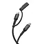 USB-кабель Hoco U142 магнітний 2 в 1 Type-C Mag3 1.8 м - мініатюра 2